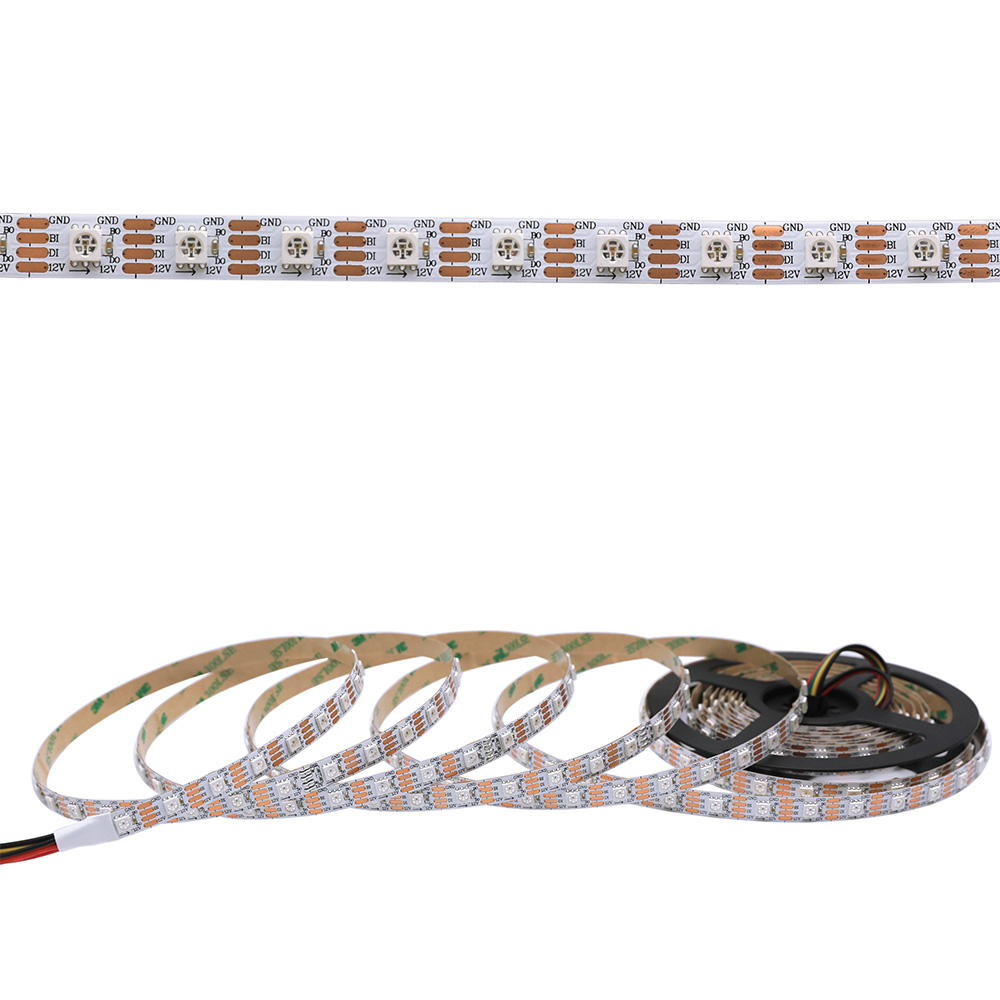 DC12V CS8812 5050SMD RGB Breakpoint Continue 300 LEDs Individually Addressable Digital Strip Lights, Waterproof Dream Color Programmable Flexible LED Ribbon Strip Lights DC12V CS8812 5050SMD RGB Breakpoint Continue 300 LEDs Individually Addressable Digital Strip Lights, Waterproof Dream Color Programmable Flexible LED Ribbon Strip Lights